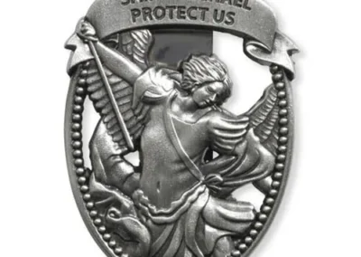 Visor Clip- Saint Michael 6PK