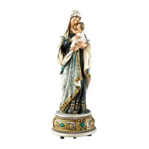 8 1/2" Madonna and Child Musical Figurines