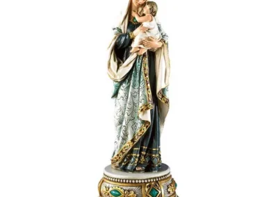 8 1/2" Madonna and Child Musical Figurines