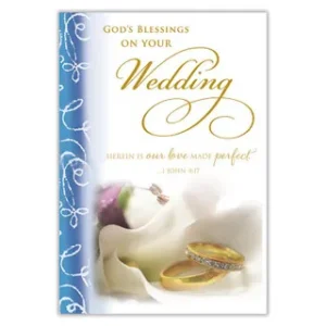 Gods Blessings Wedding Card set of 12