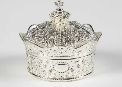 Slvr Crown Box W/Arras Coins