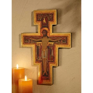 16" Ms Flor San Damiano Crucifix