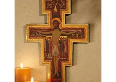 16" Ms Flor San Damiano Crucifix