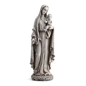 23" Madonna/Child Garden Statue