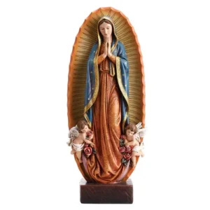 22.5" Val Gardena Our Lady of Guadalupe/ Angels