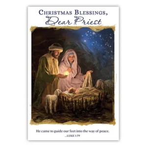 Priest Christmas Card set of 12