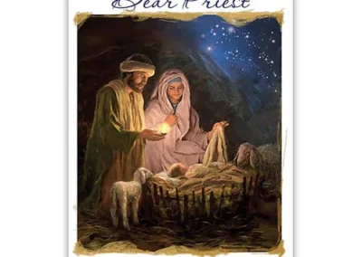 Priest Christmas Card set of 12