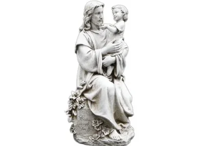 20" Jesus With Child Garden