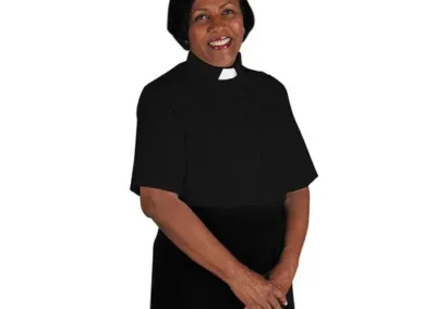 Women's Tab Collar Short Sleeve Clergy Shirt