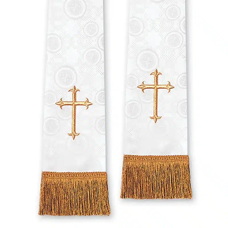 Coventry Pulpit Stole – White Coventry Pulpit Stole - White