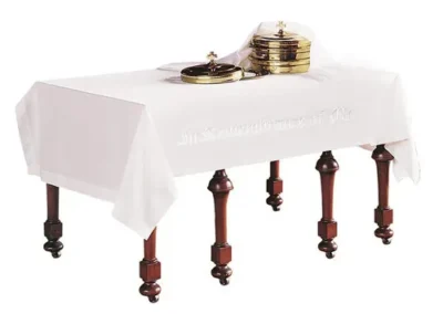Two-Piece Communion Linen Set - In Remembrance of Me - 2/set