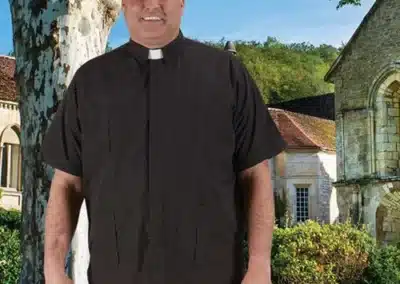 Panama Short Sleeve Clergy Shirt