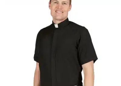 R. J. Toomey Summer Comfort Slim Fit Short Sleeve Clergy Shirt
