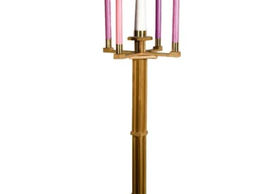 Advent Candlestick - Pecan