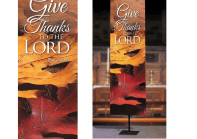 Give Thanks to the Lord Banner - 2'x6' B4126A__2