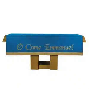 Maltese Cross Jacquard Altar Frontal - Blue