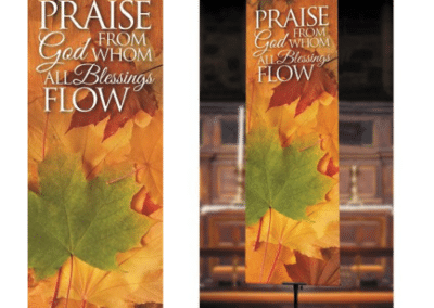 Praise God from Whom All Blessings Flow Banner (2'x6') C000160