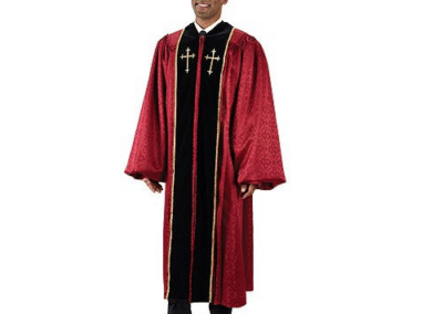 Barrister Collection Jacquard Pulpit Robe C000777-2