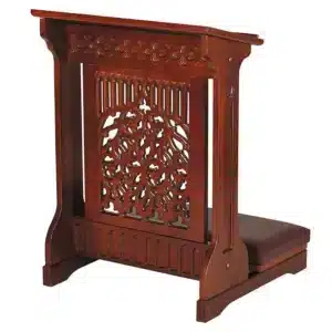 Tree of Life Padded Kneeler - Walnut