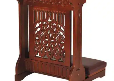 Tree of Life Padded Kneeler - Walnut