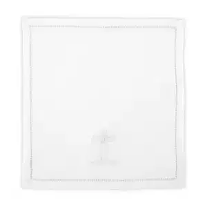 Cross & Dove Baptismal Napkin - 4/pk