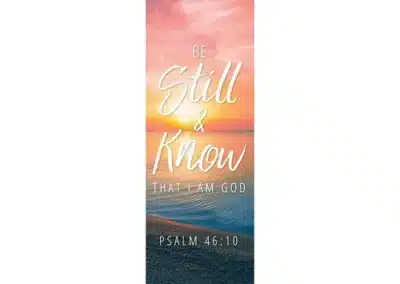 Foundation Series Banner - Be Still and Know That I Am God