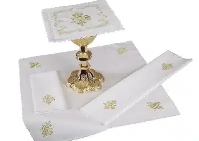 Embroidered IHS Altar Linen Gift Set