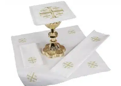 Jerusalem Cross Altar Linen Gift Set (Purificator