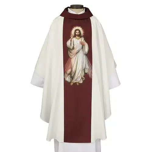 Printed Divine Mercy Chasuble Printed Divine Mercy Chasuble