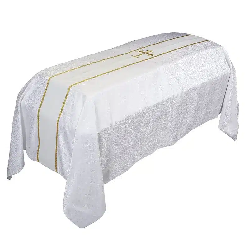 Avignon Collection Funeral Pall with Cross Embroidery (G1966) Avignon Collection Funeral Pall with Cross Embroidery (G1966)