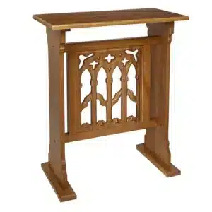 Canterbury Collection Credence Table - Medium Oak