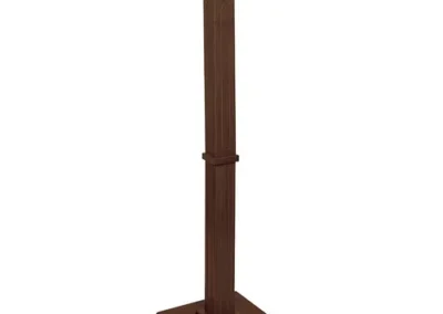 Gothic Paschal Candle Holder - Walnut