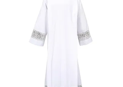 Alpha & Omega Altar Server Front Wrap Alb