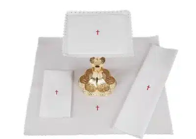 Red Cross Altar Linen Gift Set