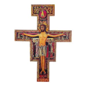 10" H San Damiano Crucifix