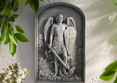 Saint Michael Garden Plaque J5570A__71697