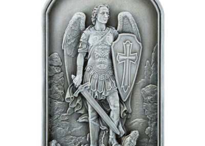 Saint Michael Garden Plaque J5570__64029