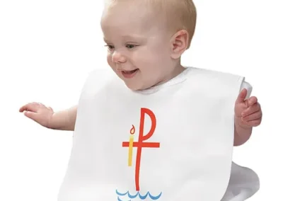 Baptismal Bib With Velcro