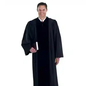 Magistrate Collection Pulpit robe with Velvet Panel