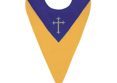 Reversible Choir Stole w/ Cross 6-pkg Blue/Gold