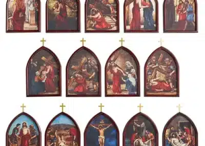 Stations of the Cross Wood Plaque