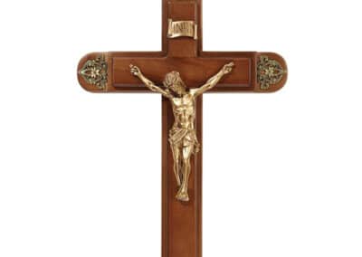 15" H Cherry Sick Call Crucifix Set - L1352__27733