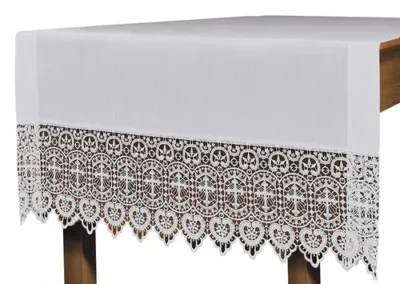 Budded Cross Lace Altar Cloth