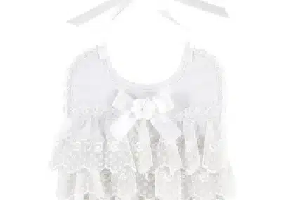Baptismal Bib with Lace (L5079)
