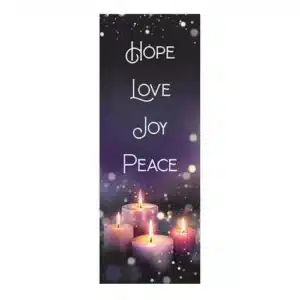 Advent Candles X-Stand Banner
