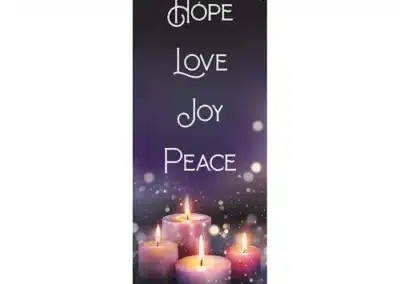 Advent Candles X-Stand Banner