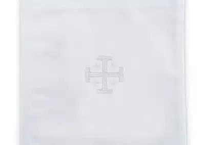 Jerusalem Cross Chalice Pall with Insert - 4/pk