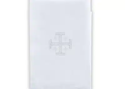 Linen Jerusalem Cross Purificator - 4/pk