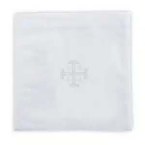 Linen Jerusalem Cross Chalice Pall - 4/pk