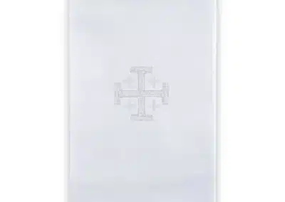 100% Linen Jerusalem Cross Lavabo Towel - 4/pk